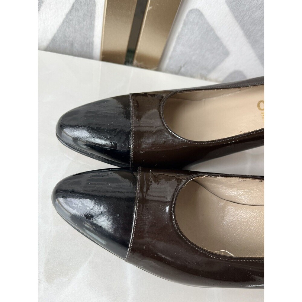 salvatore ferragamo 9.5 AAAA 4A Narrow Wmn Pumps Heels Leather Italy Shoes - Picture 6 of 12